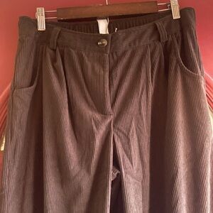 HALARA Chocolate Corduroy Women's Trousers